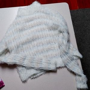 Women's fluffy turtle neck sweater